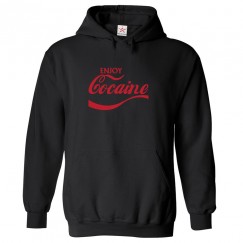 Enjoy Cocaine Classic Unisex Kids and Adults Pullover Hoodie For Cold-Drink Fans